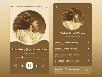 Daily UI #009 - Music Player