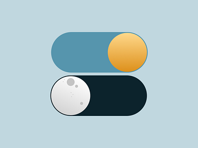 Daily UI #015 - On/Off Switch app daily ui daily ui 015 daily ui 15 daily ui challenge dailyui dailyui 015 dailyuichallenge design moon on off on off switch sun switch ui ux