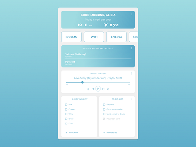 Daily UI #021 - Home Monitoring