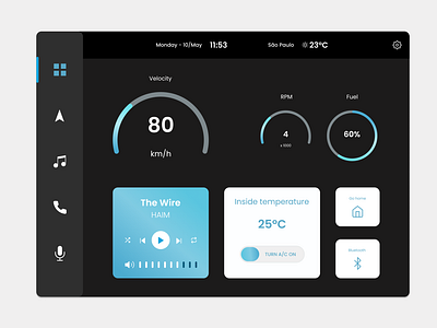 Daily UI #034 - Car Interface