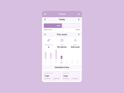 Daily UI #041 - Workout Tracker