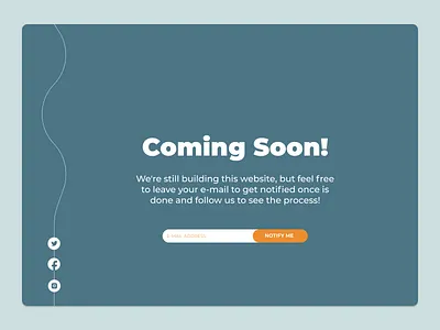 Daily UI #048 - Coming Soon app coming coming soon coming soon page comingsoon daily daily 100 challenge daily ui daily ui 048 daily ui challenge dailyui dailyui 048 dailyuichallenge design ui ux web design