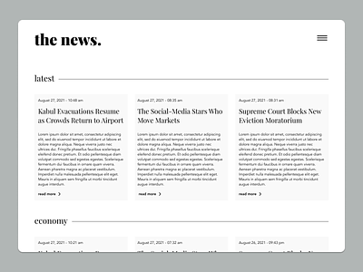 Daily UI #051 - Press Page