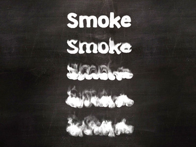 Smoke 3d animation banner c4d smoke text transition