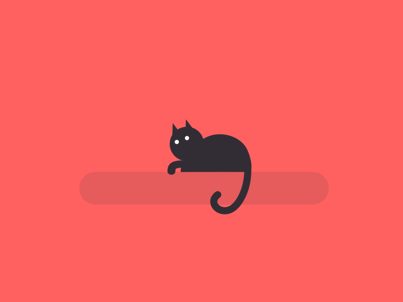 Cat Animation 2d animation cat gif loop tail
