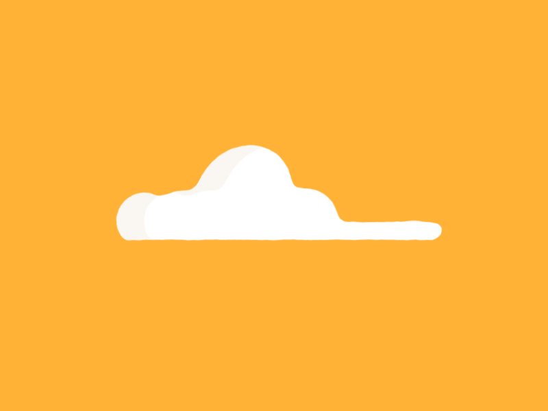 Animated cloud loop