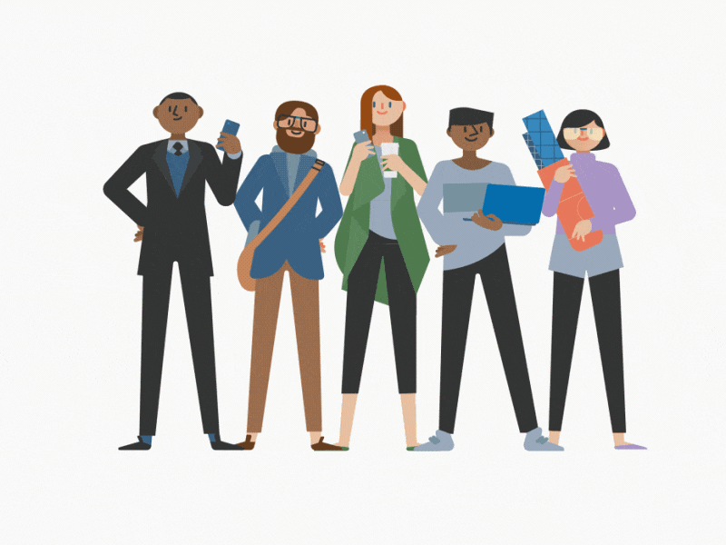 Mixed Group by Dirk Jan Haarsma on Dribbble