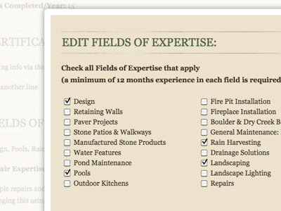 Fields Of Expertise