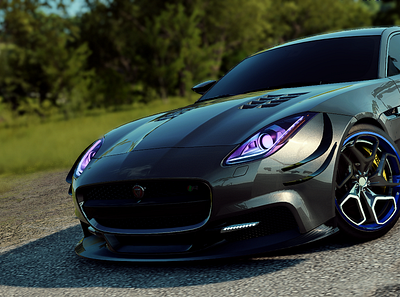 Need for Speed Heat - Jaguar F-Type car photography need for speed need for speed heat photo mode windows 10