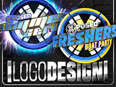 3D Logo Showcase 3d logo 3d logo design blender brand design brand identity branding design logo