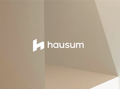 Hausum - interior design studio logo branding design logo interior interior design interior design studio interior logo interior studio logo logotype modern logo