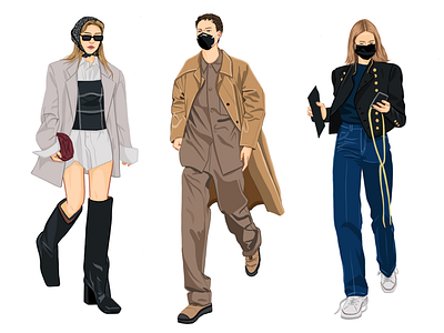 Paris Fashion Week fashion fashion illustration fashion illustrator illustration procreate