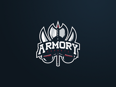 Armory armory armory esports cartoon esports logos mikecharles vector