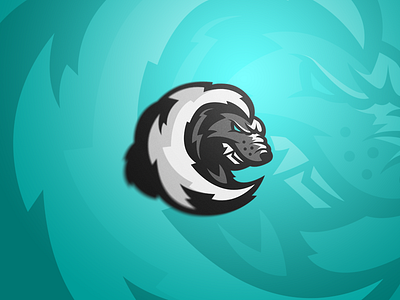 Badger animal design badger logo ball of fury branding mike charles mikecdesigns sports logo
