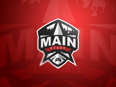 Main Stage Games crest gaming main stage games mainstagegames mascot design mike charles mikecdesigns mikecharles sports logos