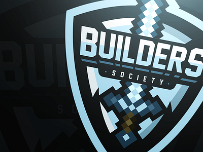 Builders Society blue branding builders society illustration logo logos mike guleserian mikechalres sports sports logos