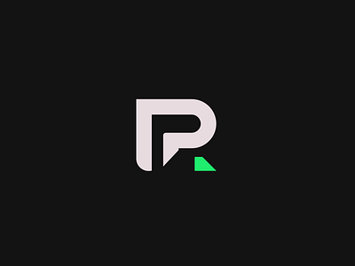 PR logo green grey icon logo logo pr pr logo