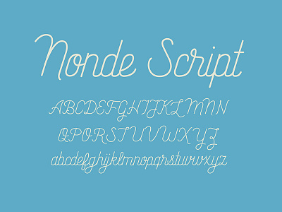 Nonde Script first draft