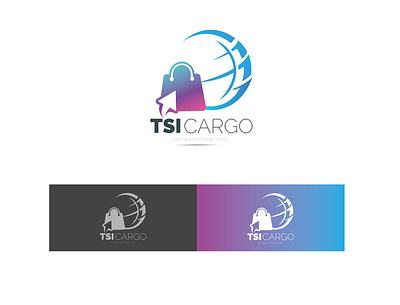 Logo "TSI cargo" design identidade de marca logo