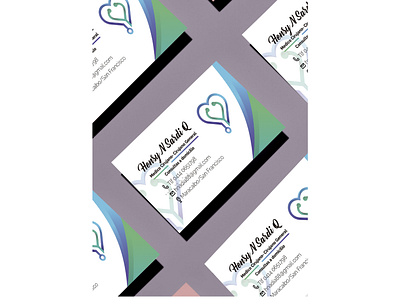 Cartão de visita e logo comunicação visual design identidade de marca logo