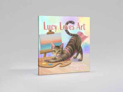 Lucy Loves Art childrens book childrens illustration digital art illustration illustration art kid lit art photoshop painting scbwi self publishing