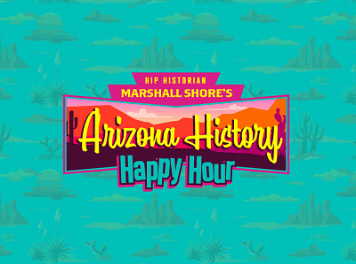 Arizona History Happy Hour branding