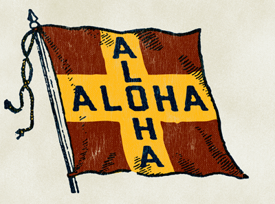 Aloha Flag Small