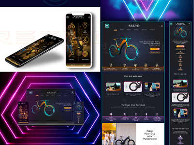 Responsive Web Design - Reevo 2d 3d 3d art app branding design futuristic graphic design illustration logo redesign responsive design typography ui ux ux ui vector