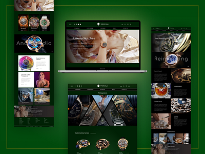 Luxury Watch Brand Responsive Design