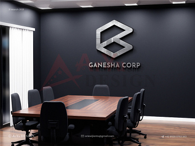 Ganesha Corp adobe illustrator branding design flat illustration illustrator logo logo design minimal modern