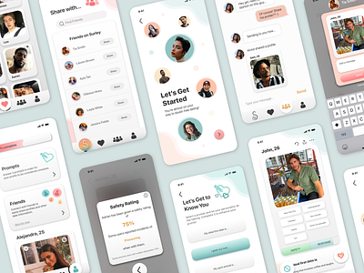 Dating App Mockup colorful dating datingapp quirky