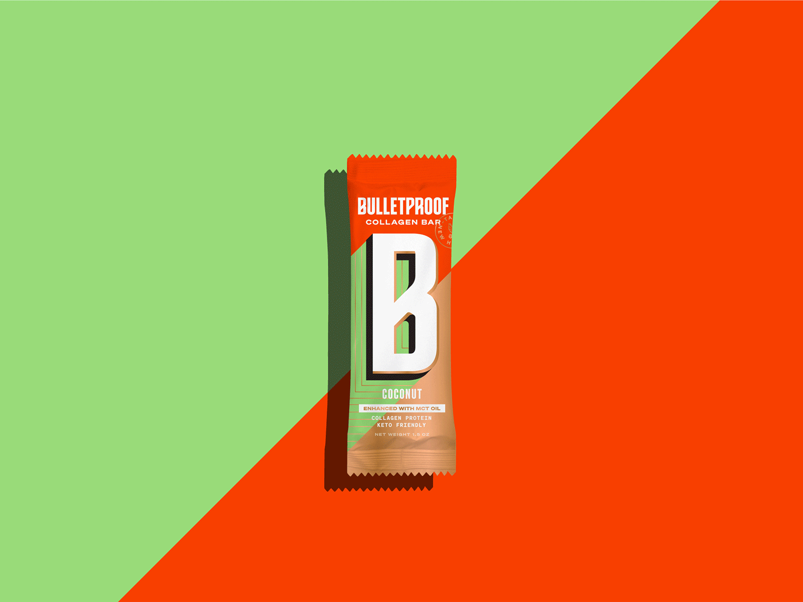 Bulletproof - Packaging Concept - Protein Bar chocolate confidence empowerment food gold iconic logo packaging