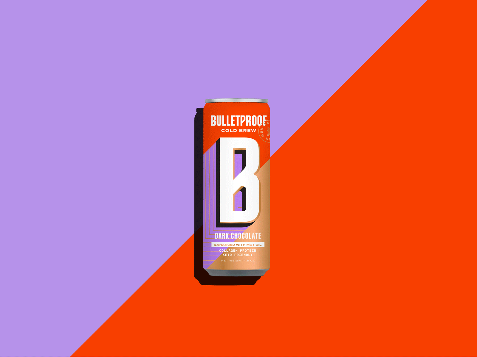 Bulletproof - Packaging Concept - RTD Coffee coffee empowerment food gold iconic logo packaging