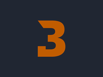 B/3 basics benton brand doubles form letter logo number packaging