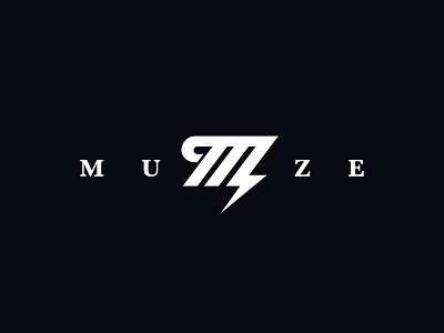 Muze Logo 9 bolt brand clothing greek lightning logo m muze