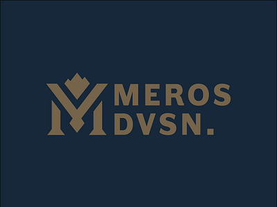 Meros Dvsn. adventure backpack branding logo mountains nature stencil