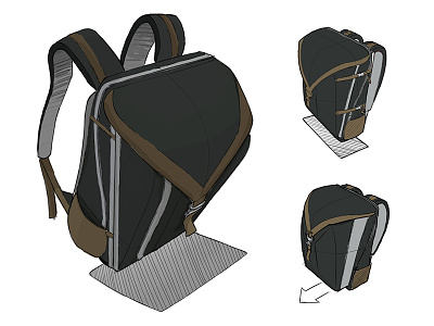 Meros Dvsn. Backpack Design