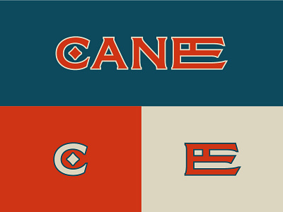 Cane Logo / Flag american coffee flag guide logo
