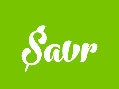 Savr Logo dollar food money save savor time