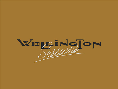 Wellington Sessions custom folk railroad stencil