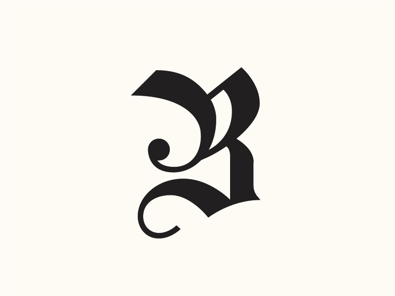 Blackletter "B" By Sean Morse On Dribbble