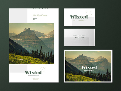 Wixted Photography - Photo Book & Business Cards business cards logo photo book photography