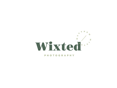 Wixted Photography - Logo date stamp logo photography