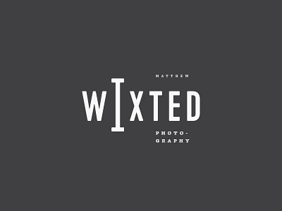 Wixted Photography - Logo 2 elongated logo photography