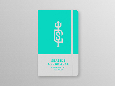 Seaside Clubhouse - Manual clubhouse manual monogram notebook ocean sea trident