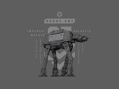 Star Wars - Rogue One AT-AT Graphic