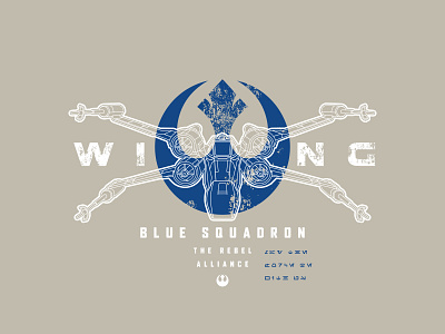 Rogue One - Blue Squadron Graphic at at badge military rogue one schematic. star wars type x wing