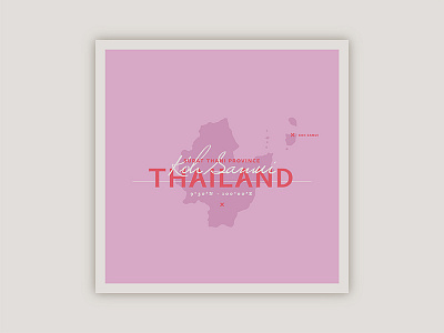 Thailand - Travel Poster location poster script thailand travel