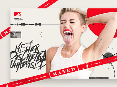 MTV - Rated M Miley Cyrus caution collge danger logo miley cyrus mtv rated tape