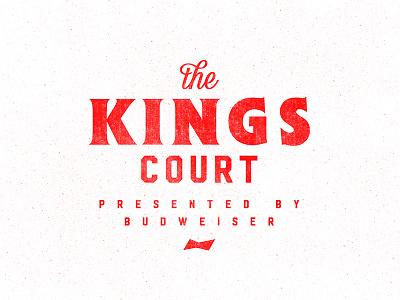 Budweiser - The Kings Court Primary Mark beer budweiser court king sport